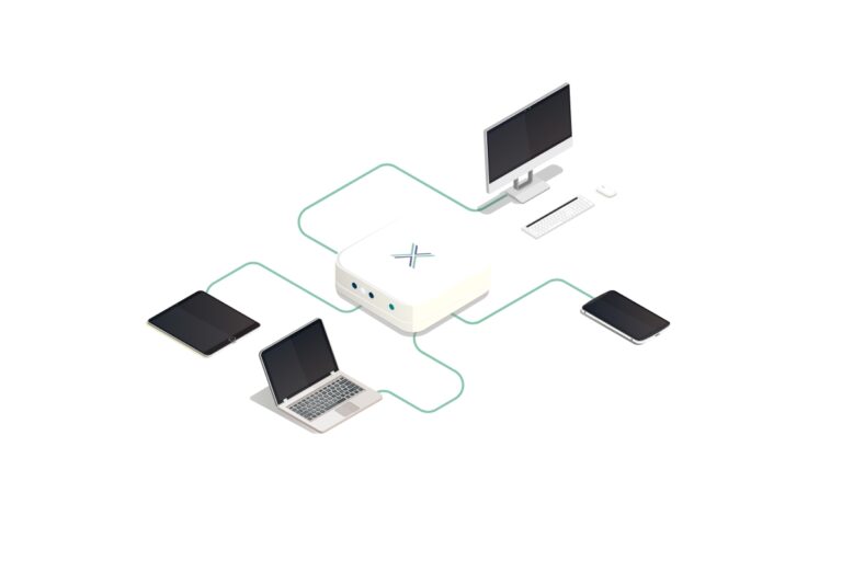 Graphic representing scaling compatibility using OpenWRT across multiple device platforms